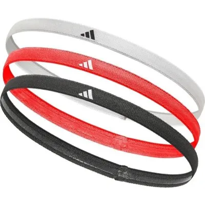 Повязки на голову Adidas Hairbands 3pk Черный, Белый, Красный One Size (ADAC-16200-NL) - Robinzon.ua