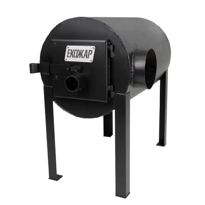 Дров'яна піч буржуйка Екожар Про 200 горизонтальна - Robinzon.ua