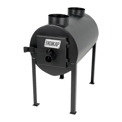 Дров'яна піч буржуйка Екожар Про 203 вертикальна - Robinzon.ua