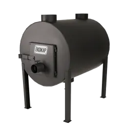 Дров'яна піч буржуйка Екожар Про 500 вертикальна - Robinzon.ua