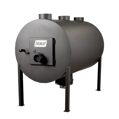 Дров'яна піч буржуйка Екожар Про 1000 Плюс з вбудованим вентилятором - Robinzon.ua