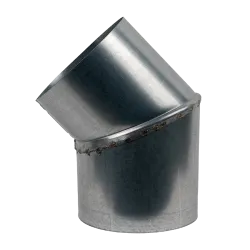 Коліно оцинковане 45°, діаметр 110мм, товщина 0,5мм - Robinzon.ua