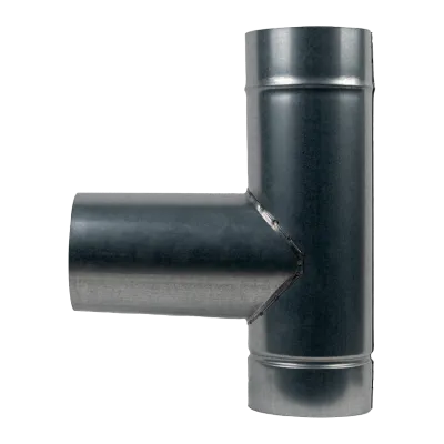 Трійник оцинкований 90°,  діаметр 110мм, товщина 0,5мм - Robinzon.ua