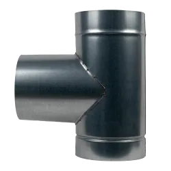 Трійник оцинкований 90, діаметр 160мм, товщина 0,5мм - Robinzon.ua