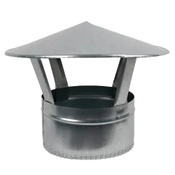 Грибок оцинкований,  діаметр 160мм, товщина 0,5мм - Robinzon.ua