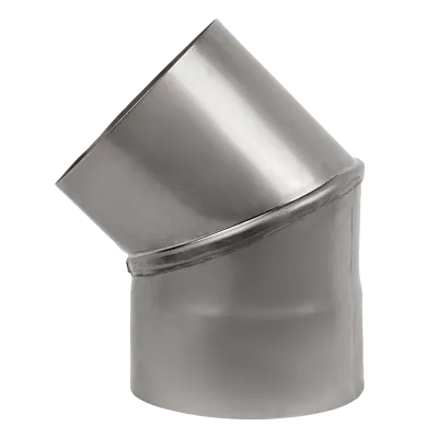 Коліно нержавіюче 45°, діаметр 110мм, товщина 0,8мм - Robinzon.ua