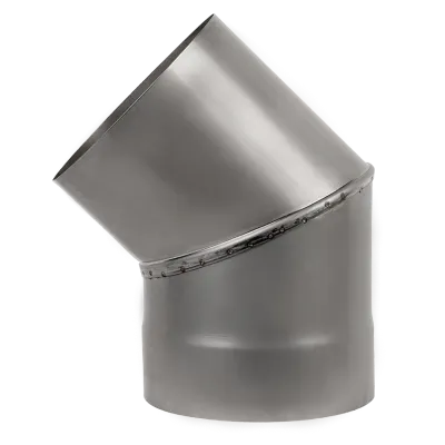 Коліно нержавіюче 45°, діаметр 160мм, товщина 0,8мм - Robinzon.ua