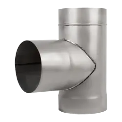Трійник нержавіючий 90°, діаметр 160мм, товщина 0,8мм - Robinzon.ua