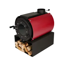 Піч дров'яна опалювальна DS Classic з варильною поверхнею + кожух червоний Піч дров'яна опалювальна DS Classic з варильною поверхнею + кожух червоний - Robinzon.ua