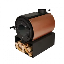 Піч дров'яна опалювальна DS Classic з варильною поверхнею + кожух мідний Піч дров'яна опалювальна DS Classic з варильною поверхнею + кожух мідний - Robinzon.ua