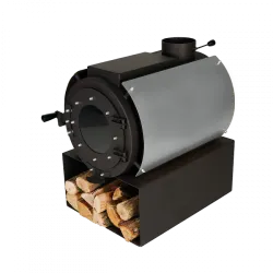 Піч дров'яна опалювальна DS Classic з варильною поверхнею + кожух срібний Піч дров'яна опалювальна DS Classic з варильною поверхнею + кожух срібний - Robinzon.ua