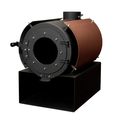 Піч дров'яна опалювальна DS Classic з кожухом мідний - Robinzon.ua