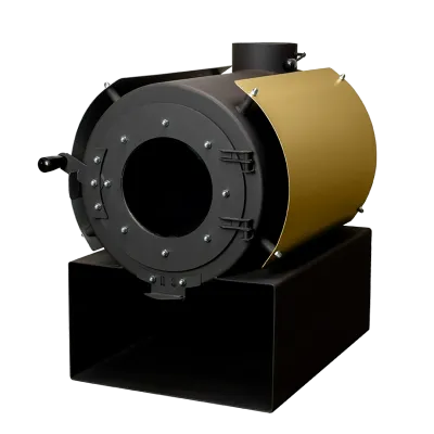 Піч дров'яна опалювальна DS Classic з кожухом золото - Robinzon.ua