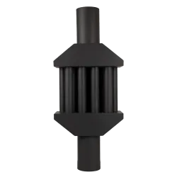 Теплообменник черный 130 мм - Robinzon.ua