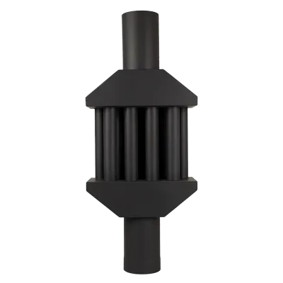 Теплообмінник чорний 130 мм - Robinzon.ua