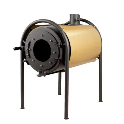 Піч дров'яна опалювальна DS Modern + золотий кожух Піч дров'яна опалювальна DS Modern + золотий кожух - Robinzon.ua