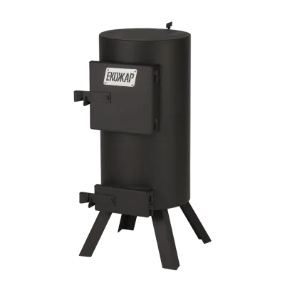 Дров'яна піч опалювальна Екожар Про 150 з варильною поверхнею - Robinzon.ua