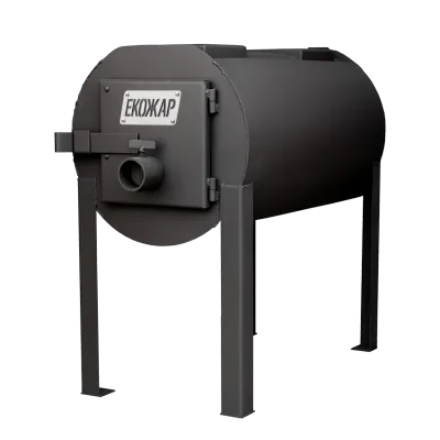 Дров'яна піч опалювальна Екожар Про 150 з двома варильними поверхнями - Robinzon.ua