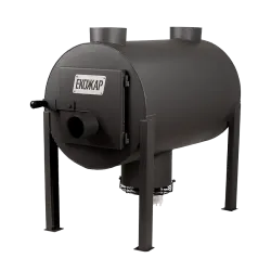 Дров'яна піч буржуйка Екожар Про 350 плюс комплект з вентилятором - Robinzon.ua
