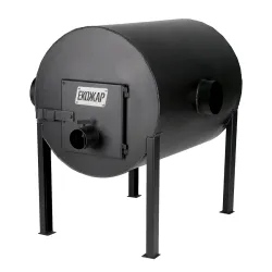 Дров'яна піч буржуйка Екожар Про 500 горизонтальна - Robinzon.ua