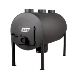 Дров'яна піч буржуйка Екожар Про 700 Плюс комплект з вентилятором - Robinzon.ua
