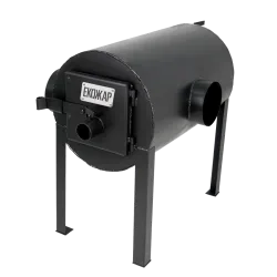 Дров'яна піч буржуйка Екожар Про 203 горизонтальна - Robinzon.ua