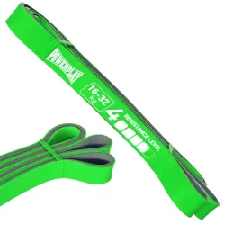 Еспандер-петля (гумка для фітнесу і кроссфіту) PowerPlay 4116 Double Colors Зелено/Сіра (16-32 кг) Еспандер-петля (гумка для фітнесу і кроссфіту) PowerPlay 4116 Double Colors Зелено/Сіра (16-32 кг) - Robinzon.ua