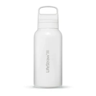 Пляшка-фільтр для води LifeStraw Go SS Filter Bottle, 1 л, Polar White (LSW LGV41SWHWW) - Robinzon.ua