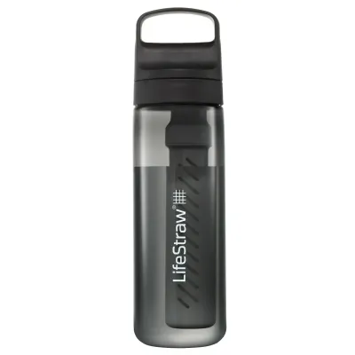 Пляшка-фільтр для води LifeStraw Go Filter Bottle, 650 мл, Nordic Noir (LSW LGV422GYWW) - Robinzon.ua