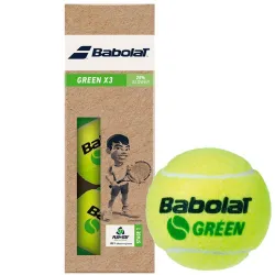 Мячи для тенниса Babolat GREEN paper pack 3 ball 501106-113 - Robinzon.ua