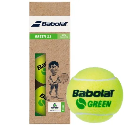 Мячи для тенниса Babolat GREEN paper pack 3 ball 501106-113 - Robinzon.ua