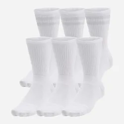 Мужские Носки UA Essential 6pk Crew белый Уни LG 1387058-100 LG Мужские Носки UA Essential 6pk Crew белый Уни LG 1387058-100 LG - Robinzon.ua