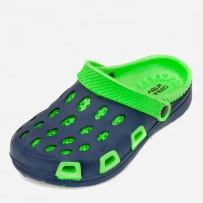 Кроксы Aqua Speed SILVI 6928 синий, зеленый Дет 25 5908217669285 - Robinzon.ua
