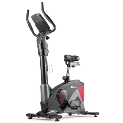 Велотренажер електромагнітний + мат Hop-Sport 090H Apollo чорно-червоний - Robinzon.ua