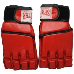 Рукавички для єдиноборств Sprinter - M. Червоні. Шкіра - Robinzon.ua