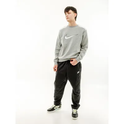 Мужская Кофта Nike CREW BB Серый M (7dFN0245-063 M) - Robinzon.ua