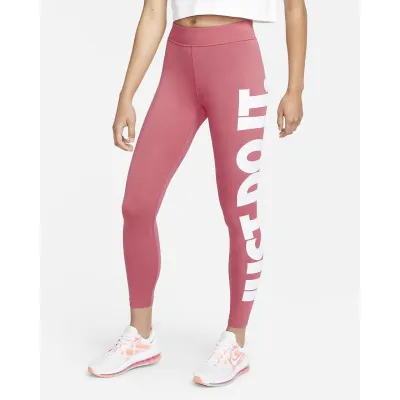 Жіночі Легінси Nike Sportswear Essential Women's High-Rise Рожевий XS (7dCZ8534-622 XS) - Robinzon.ua