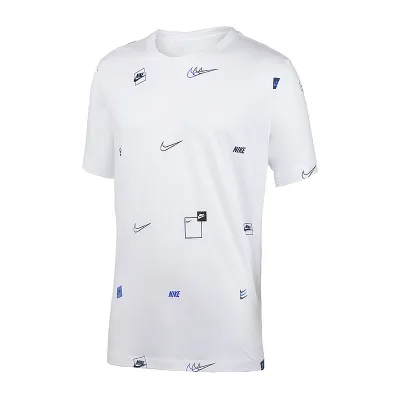 Чоловіча Футболка Nike M NSW 12 MO LOGO AOP TEE Білий XL (7dDN5246-100 XL) - Robinzon.ua