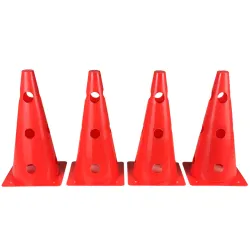 Конуси-фішки спортивні EasyFit 31 см (набір з 4 штук) червоні - Robinzon.ua