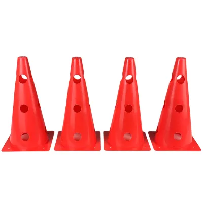 Конуси-фішки спортивні EasyFit 31 см (набір з 4 штук) червоні - Robinzon.ua