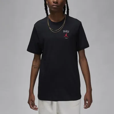 Чоловіча Футболка JORDAN MPARIS CITY LBR SS CREW Чорний S (7dHF1440-010 S) - Robinzon.ua