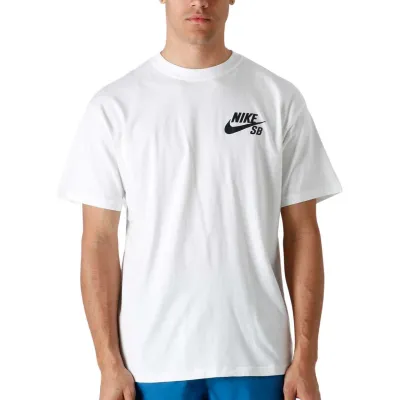 Чоловіча Футболка Nike M SB TEE LOGO LBR Білий M (7dDC7817-100 M) - Robinzon.ua