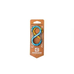 Набір алюмінієвих сервісних карабінів Base Camp Sigma 5 Wire Set, 2 шт, Blue/Orange (BCP 61016) - Robinzon.ua
