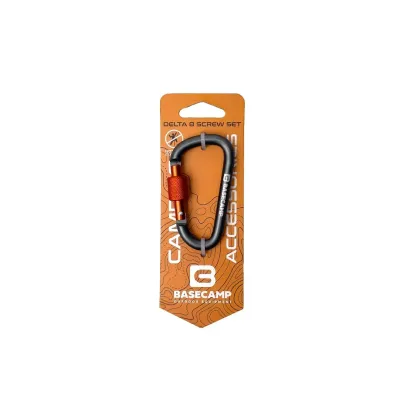 Карабін алюмінієвий сервісний Base Camp Delta 8 Screw Set, Grey (BCP 61116) - Robinzon.ua