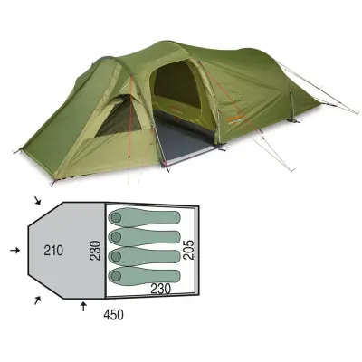 <h2>Намет чотиримісний Pinguin Storm 4</h2>

<p><span>Дуже просторий намет тунельного типу, який підходить навіть для поганих погодних умов завдяки своєму низькому профілю.&nbsp;</span><span>Конструкція тунелю гарантує дуже добре використання внутрішнього - Robinzon.ua