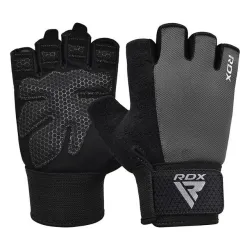 Рукавички для фітнесу RDX W1 Half Gray Plus M - Robinzon.ua