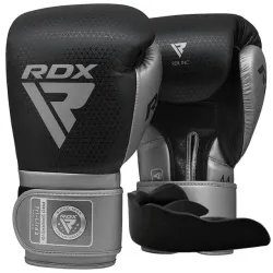 Боксерські рукавиці RDX  MARK PRO SPARRING TRI LIRA 2 SILVER-12 унцій (капа в комплекті) - Robinzon.ua