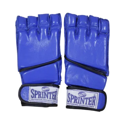Рукавички для єдиноборств Sprinter - сині, шкіра - Robinzon.ua