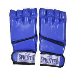 Рукавички для єдиноборств Sprinter - L, сині, шкіра - Robinzon.ua