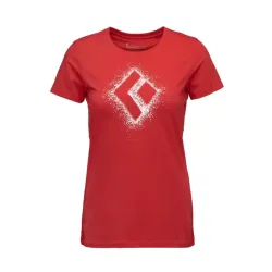 Футболка жіноча Black Diamond W Chalked Up 2.0 Tee, Coral Red, XS (BD 7524196050XSM1) - Robinzon.ua
